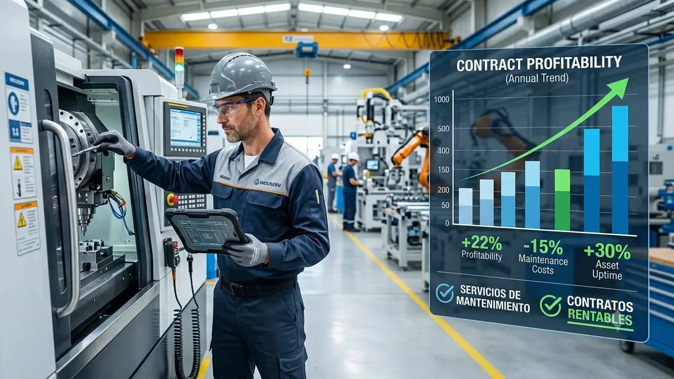 Rentabilidad real por contrato de mantenimiento